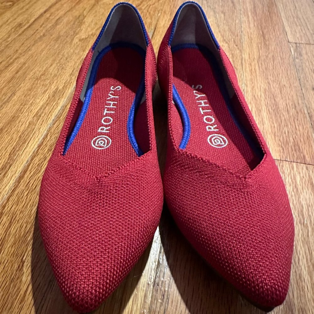 Rothy's Point in Chili Red